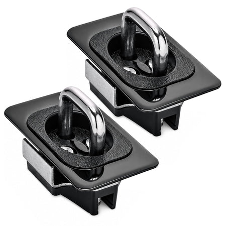Retractable Tie Down Anchors, Universal Fit, 2-Pack