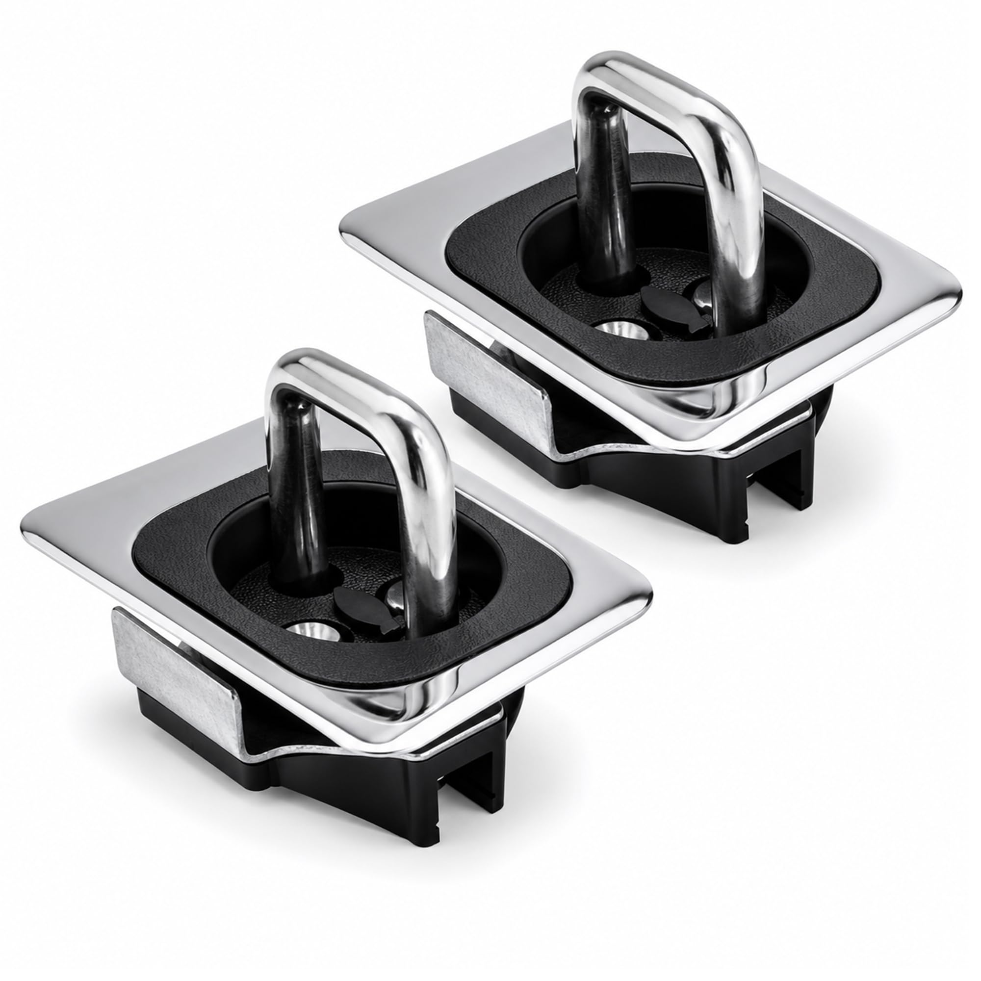 Retractable Truck Bed Tie Down Anchors, Universal, 2-Pk