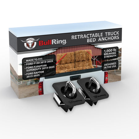 Offset Flush Fit Tie Down Anchors for F150 & Raptor