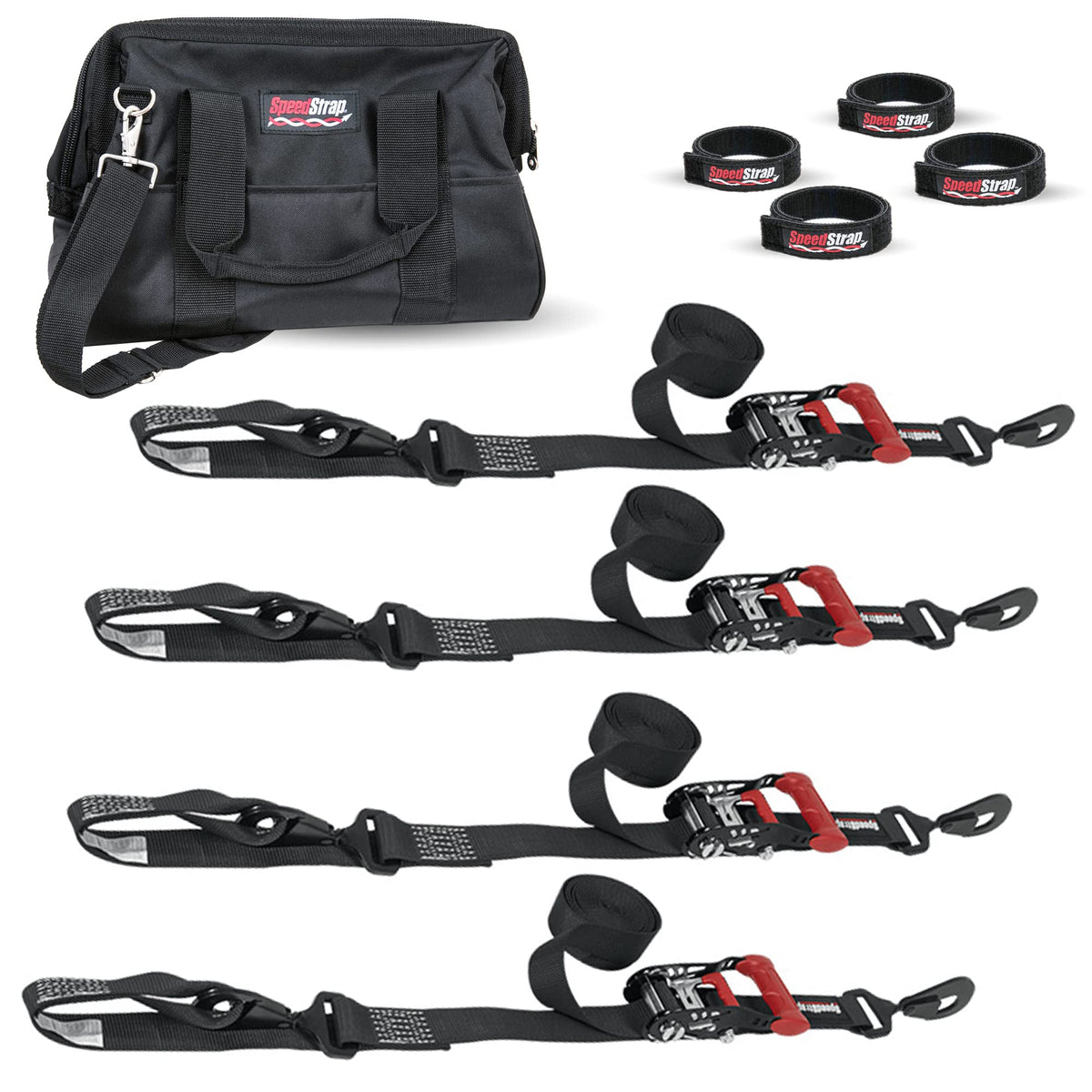 UTV Ratchet Tie-Down Kit, 1.5" x 10', 4,000 lb Rated