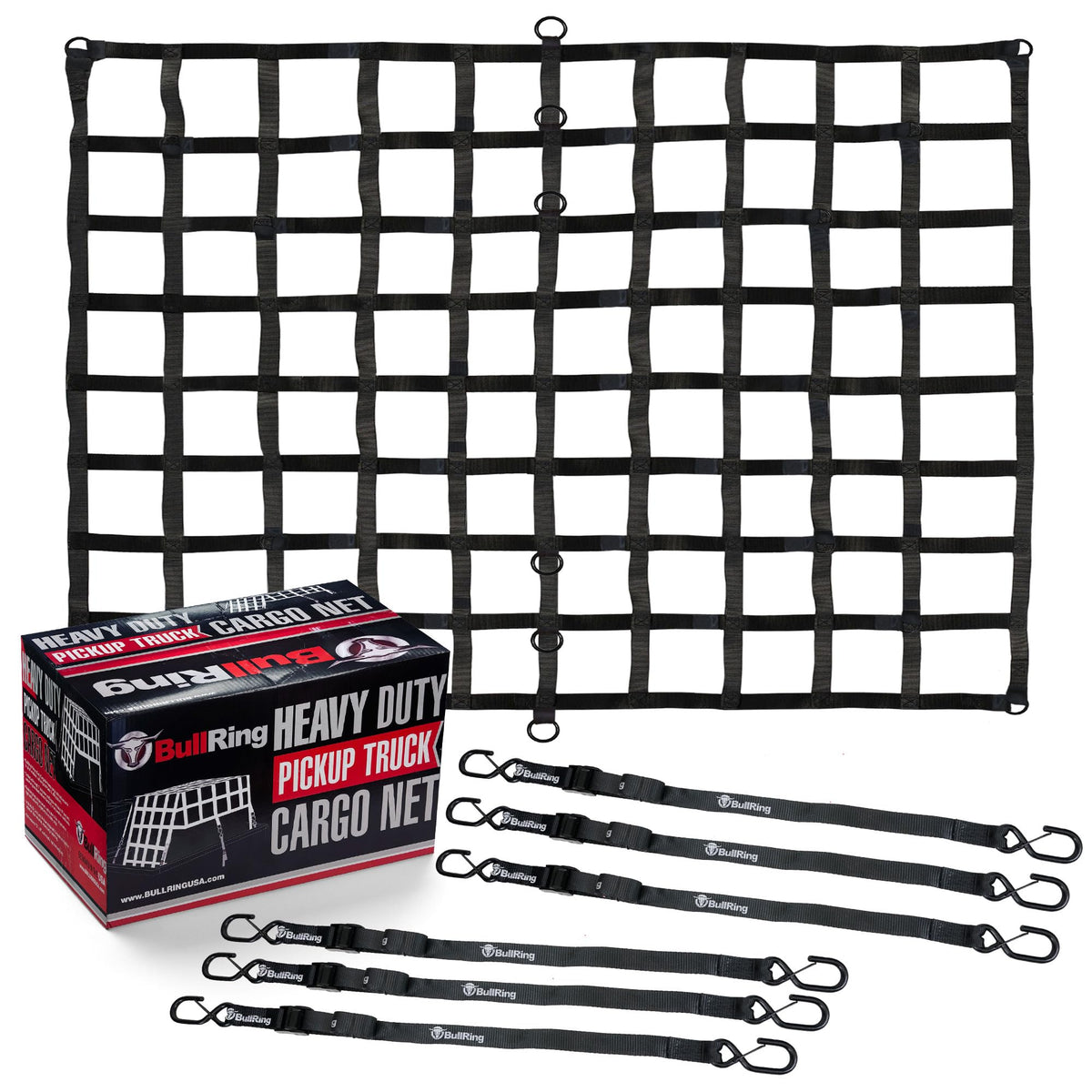 Heavy Duty Cargo Net, 72" x 80", for Truck & Trailer