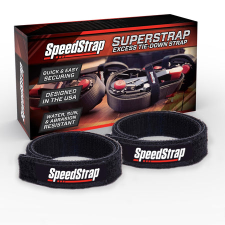 Hook & Loop Strap Wraps, 1" x 20", 2-Pack, Reusable